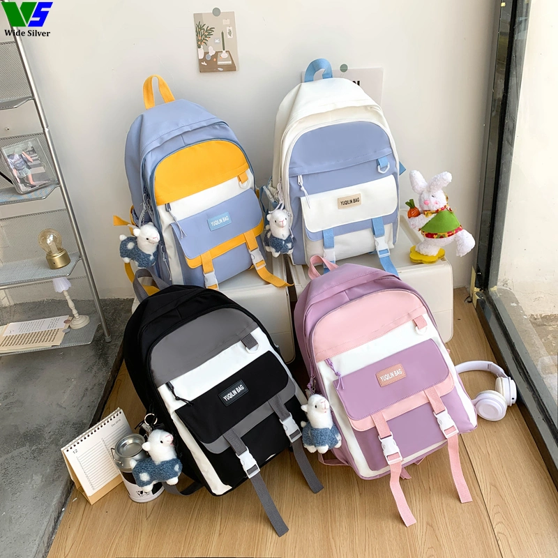 Wide Silver New Design Verified Customizable Kids Personalized Schoolbag 2024