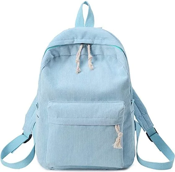 OEM Custom Kids Backpack Daybackpack Corduroy Backpack