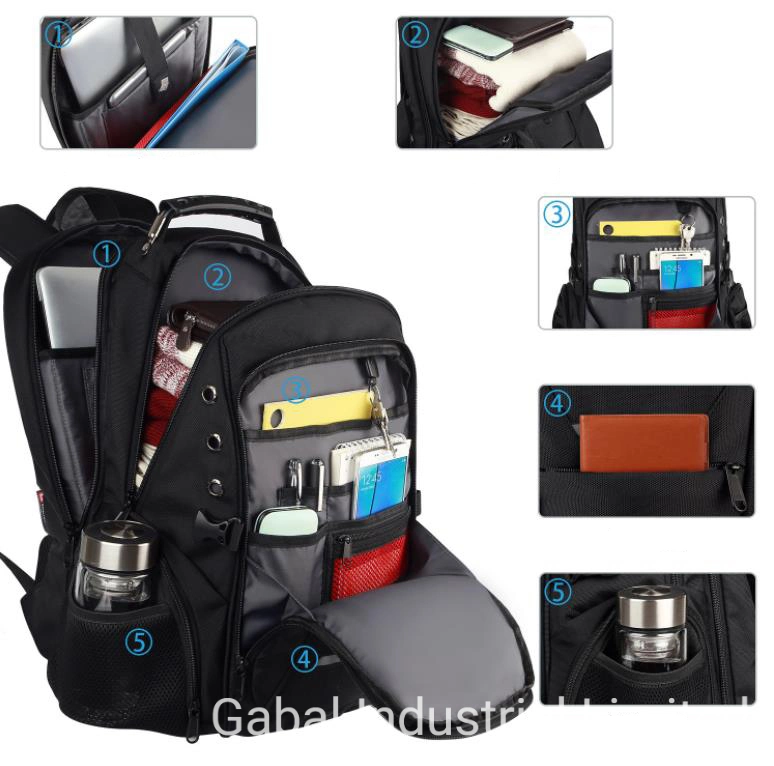 17&quot; 1680d Oxford Business Travel Computer Bag Laptop Backpack