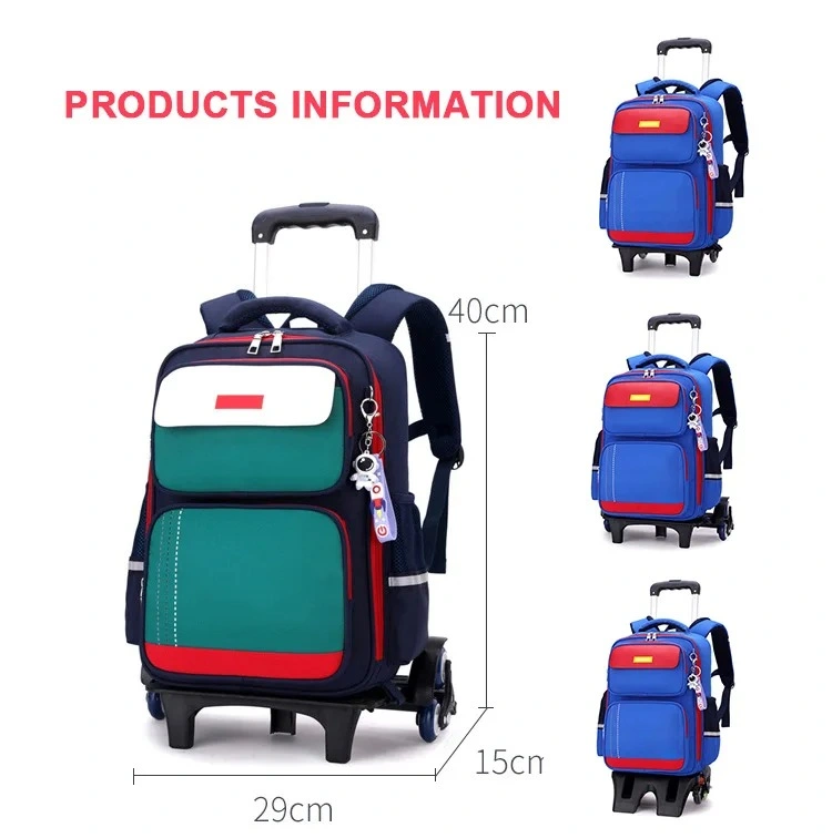 High Qualitynew Trend School Custom Lightweight Backpack Waterproof Student Trolley Backpacks with Fun Animal Patterns.