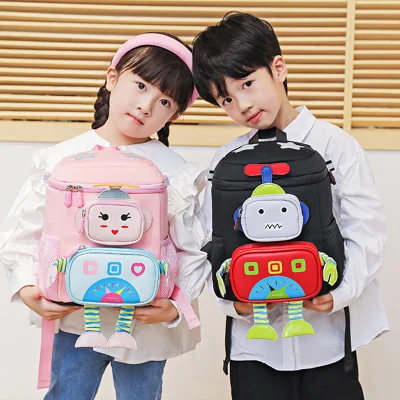 2023 nuovo Arrival Robot stile bambino sacchetto scuola grande capacità <a href='/zaino/'>Zaino</a> bambini