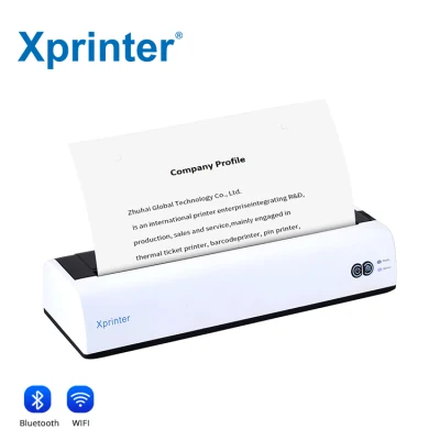 Xprinter XP-P81 materiali di consumo per uso scolastico Bluetooth Wireless Portable OEM Stampante termica A4 per la stampa di documenti