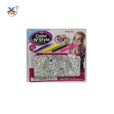 Fai da te Doodle Jewellery Bag Boys and Girls Playing House Funny Interessante giocattolo educativo