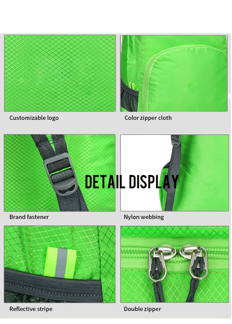 Large Capacity Foldable Backpack Waterproof Oxford Fabric Sports Backpacks for Women Men Super Light Outdoor Hiking Travel Bag