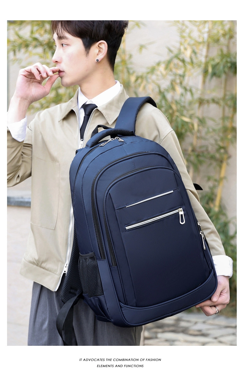 2023 New Style 17 Inch Multi Functional School Bag Travel Boys Polyester Men Laptop Backpack