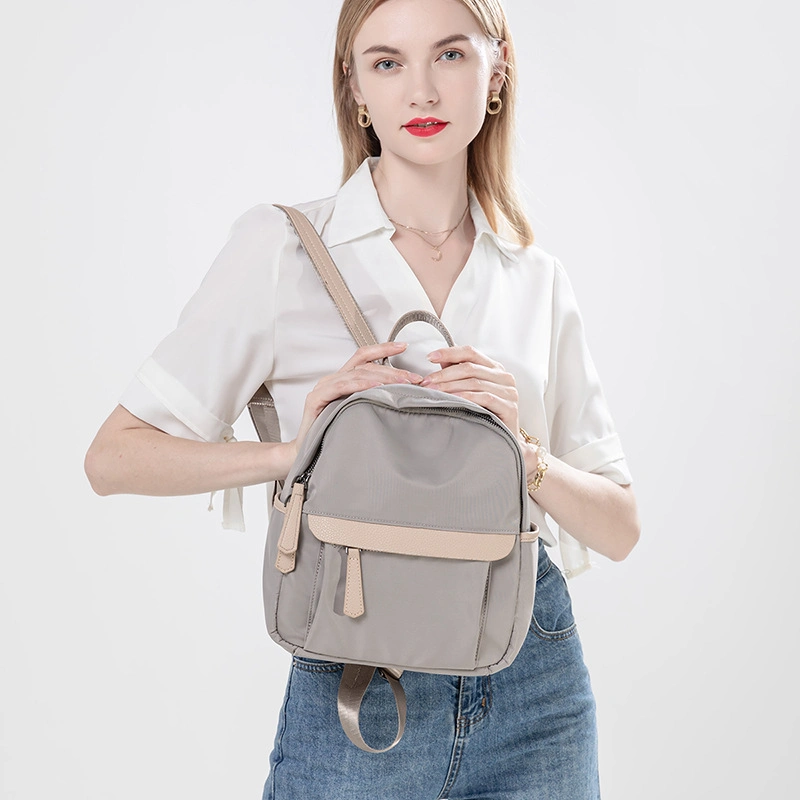 Oxford Cloth Backpack Female 2023 Spring/Summer Korean Mini Anti-Theft Backpack Foreign Style Easy to Take School Bag Leisure Travel Bag