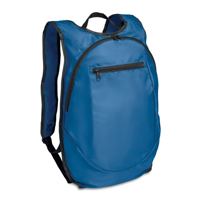 Super Light Backpack in 210d Polyester with Mesh Side Pocket