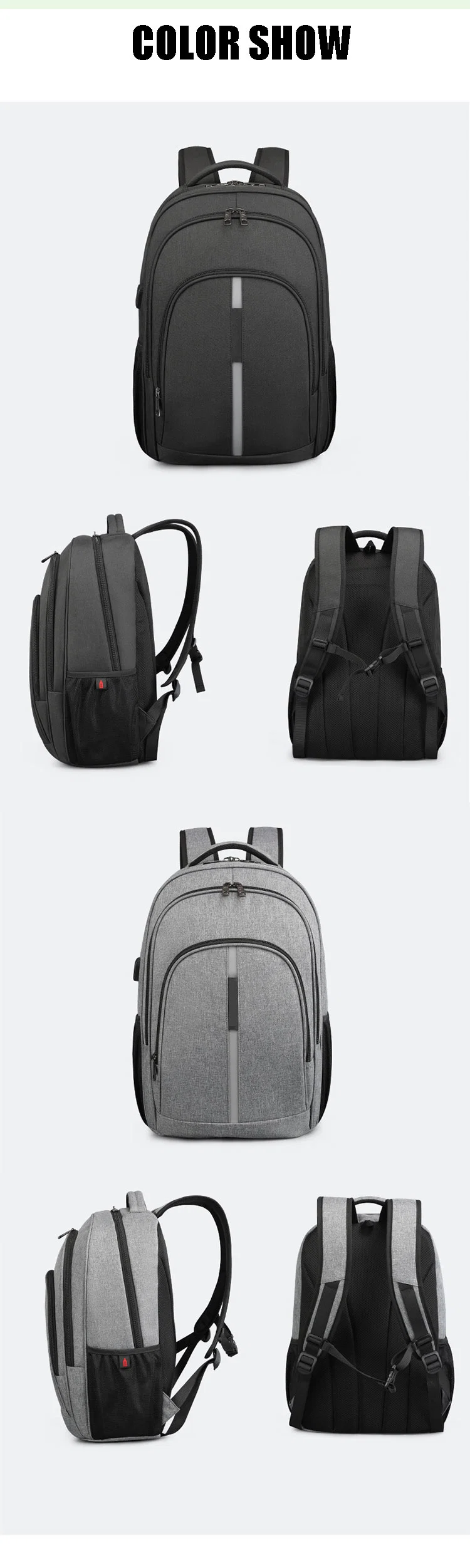 Backpack Computer School Backpack Bag Mochila Escolar Daily Use Backpack Business Backpack USB Charging Backpack Business Bag