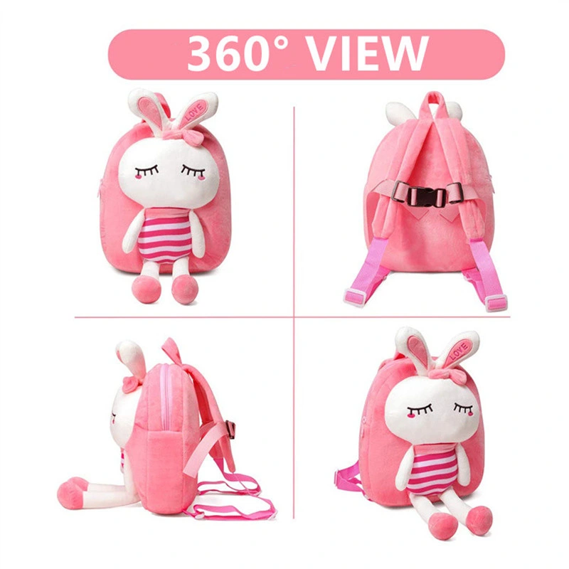 Princess Style Girls Gift Cute Kawaii Animal Backpack Rabbit Plush Backpacks