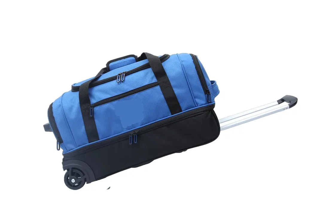 Volume Multi-Pocket Upright Rolling Duffle Trolley Bag for Wholesale