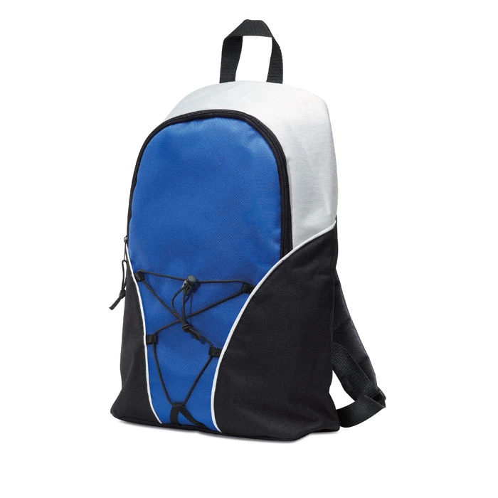 Super Light Backpack in 210d Polyester with Mesh Side Pocket