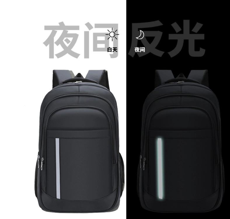 Waterproof Large Capacity Durable Men&prime;s Anti-Theft School Bag Casual with USB Custom Pattern Nylon for Outdoor Use