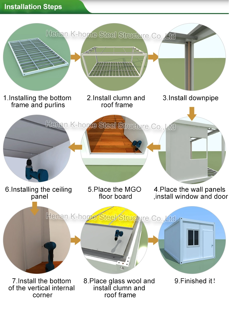 Temporary Portable Prefabricated Modular Container School