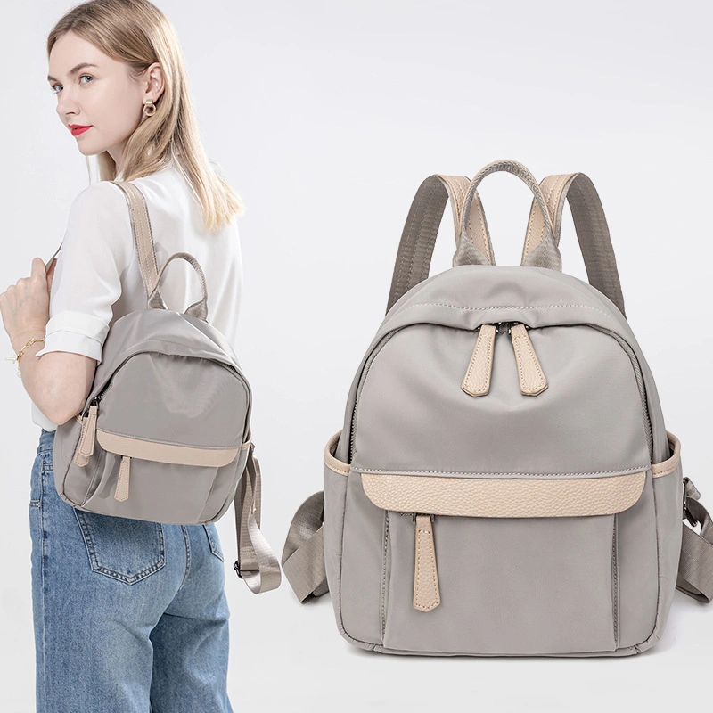 Oxford Cloth Backpack Female 2023 Spring/Summer Korean Mini Anti-Theft Backpack Foreign Style Easy to Take School Bag Leisure Travel Bag