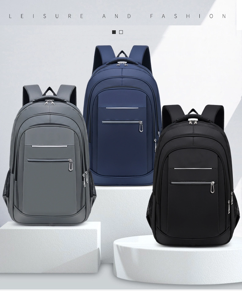 2023 New Style 17 Inch Multi Functional School Bag Travel Boys Polyester Men Laptop Backpack