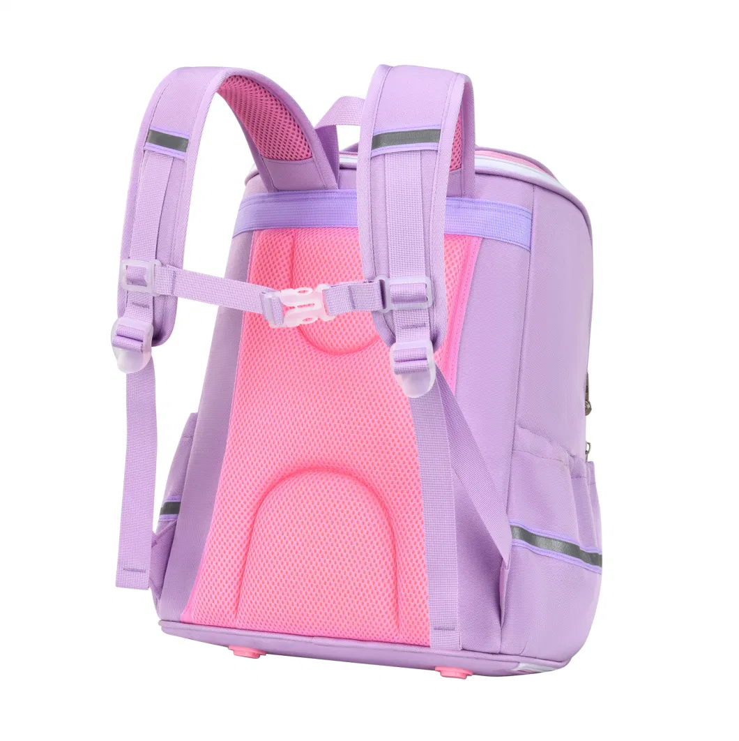 Primary School Cute Girls Cartoon Double Shouler Children Students Kids Schoolbag Backpack Pack Bag (CY6114)