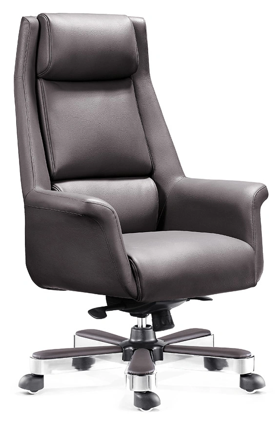 with up Down Headrest Office Seating CEO Boss Ergonomic High Back Leather Swivel Executive Chair for Management Department