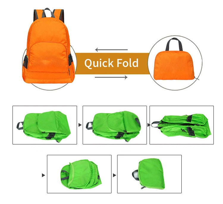 Large Capacity Foldable Backpack Waterproof Oxford Fabric Sports Backpacks for Women Men Super Light Outdoor Hiking Travel Bag