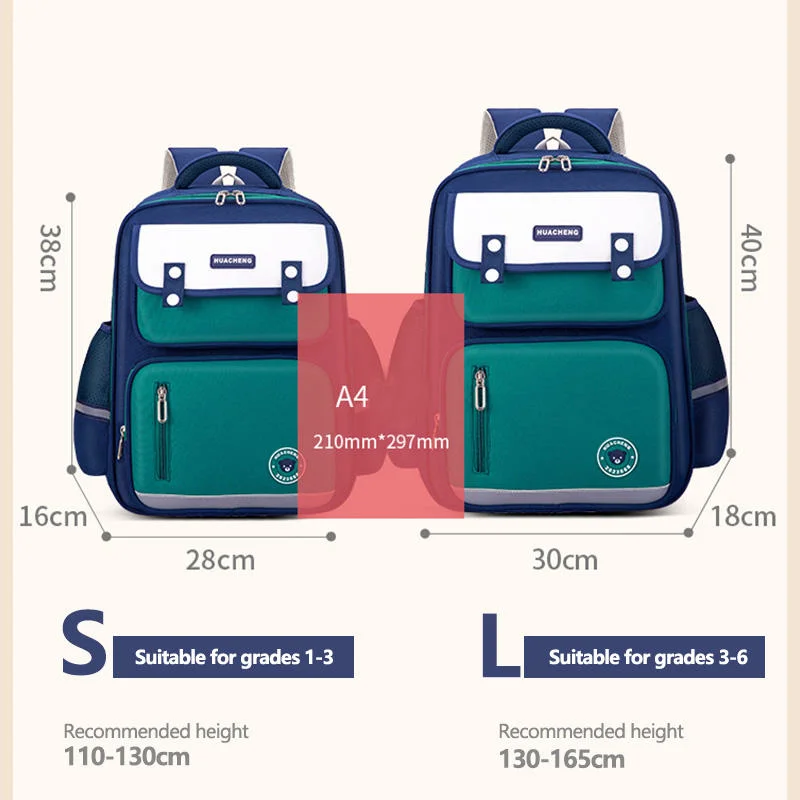 Teenagers Unisex China Cute Multifunctional Oxford Schoolbag Children School Bags