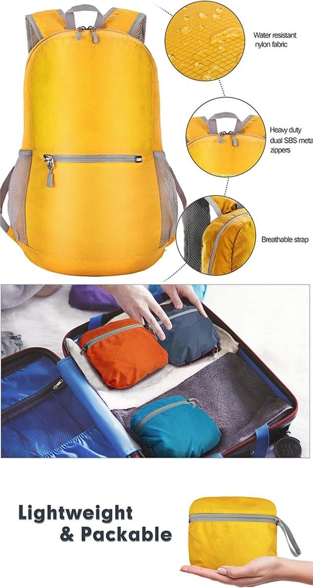 Nylon Waterproof Light Multifunctional Hiking Backpack