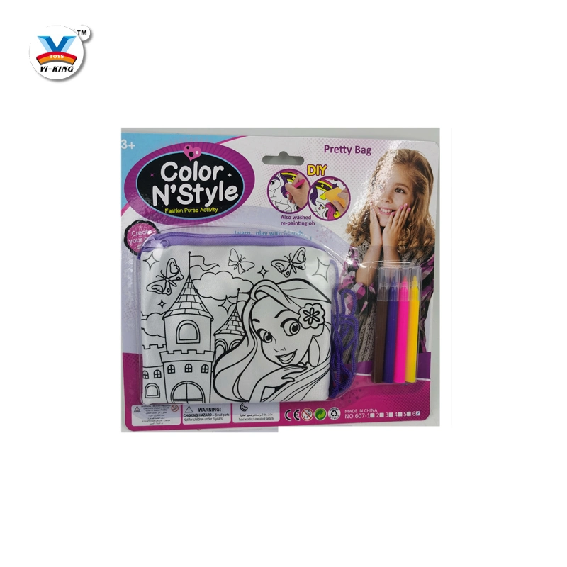 DIY Doodle Jewelry Bag Boys and Girls Playing House Funny Interesting Educational Toy