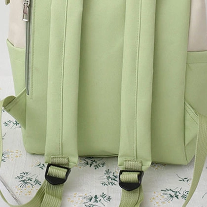 Hot Sale Canvas 5 Pieces Bag Set Durable Children School Bag