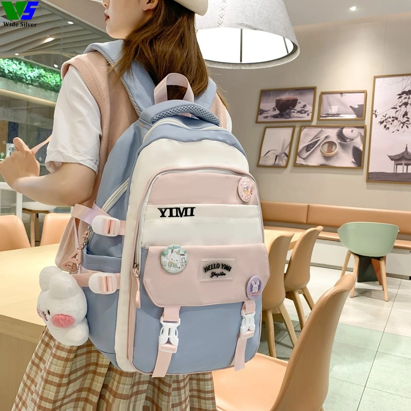 Wide Silver Original Hot Style Good Price Schoolbags Kids Backpack 2023