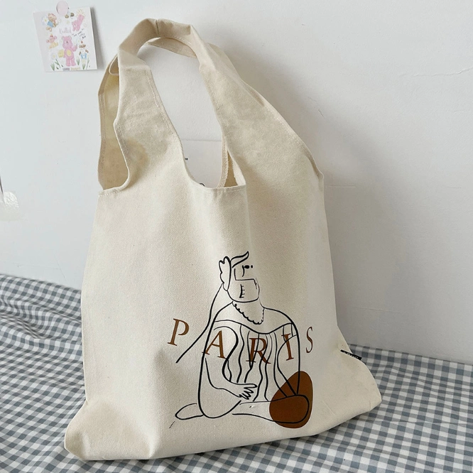 Wholesale Custom Linen Bags Large Beach Bag for Women Cute Straw Tote Bag for Summer School Use Reusable Grocery Shopping Bag with Handle