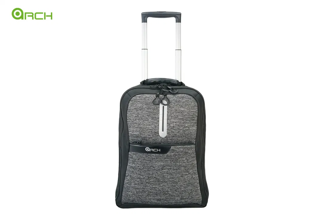 Travel Suitcase Wheeled Backpack Super-Light Carry-on with Hidden Backpack Straps Fg2146co