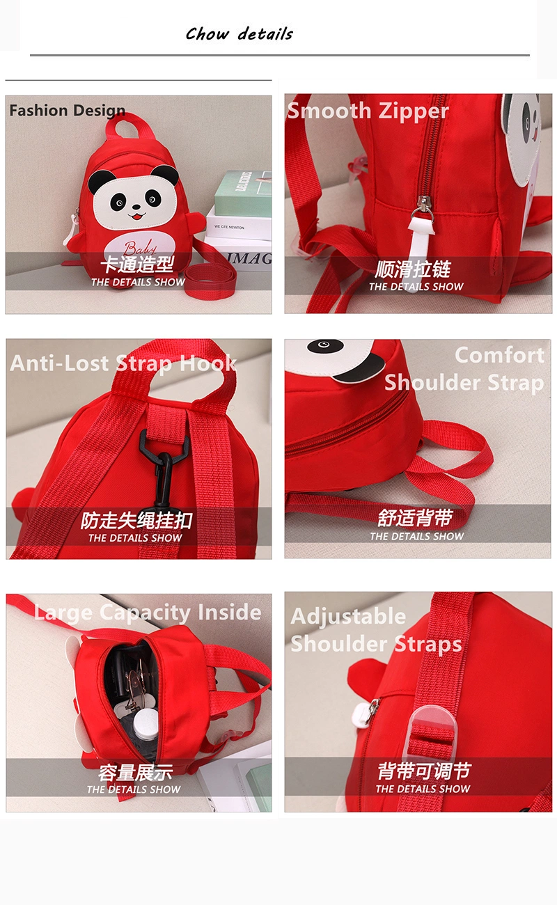 Anti Lost Design Child Carrier Hot Selling Panda Bear Backpack for Kids