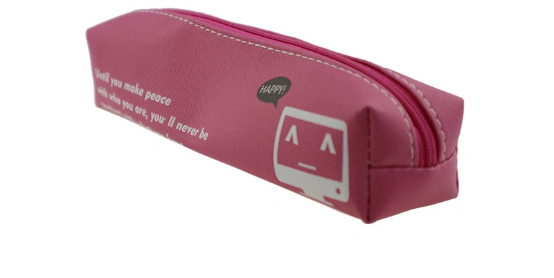 Simple Design PVC Pencil Bag for School and Promotions Use