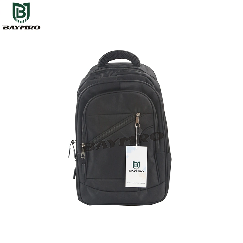 PPE Supplier Black Multi-Pocket Zipper Customizable Logo Shoulder Bag