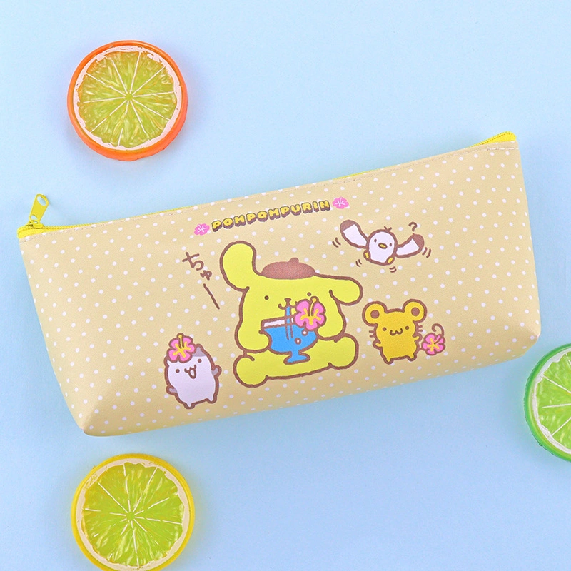 Cartoon School Stationery Storage Pouch Cute Kawaii Pencil Bag for Girls