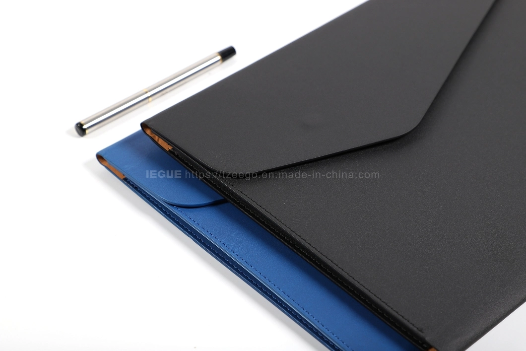 Luxury Multifunction Business Leather Document File Leather Folder