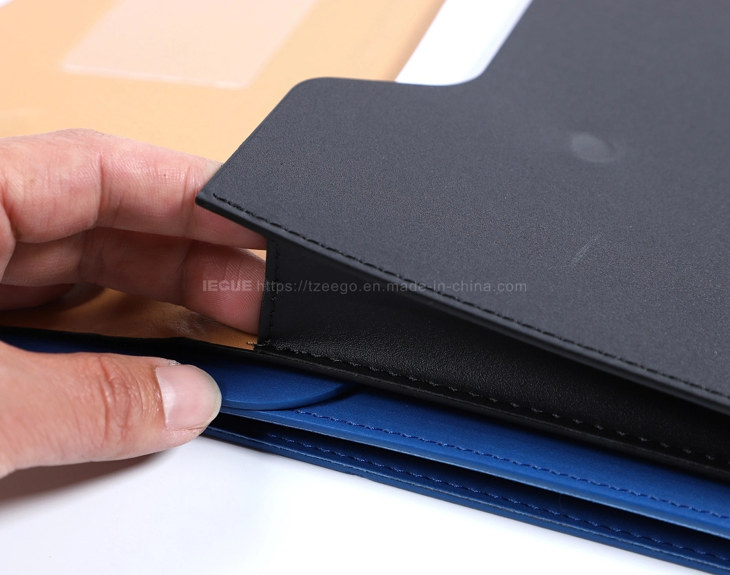 Luxury Multifunction Business Leather Document File Leather Folder