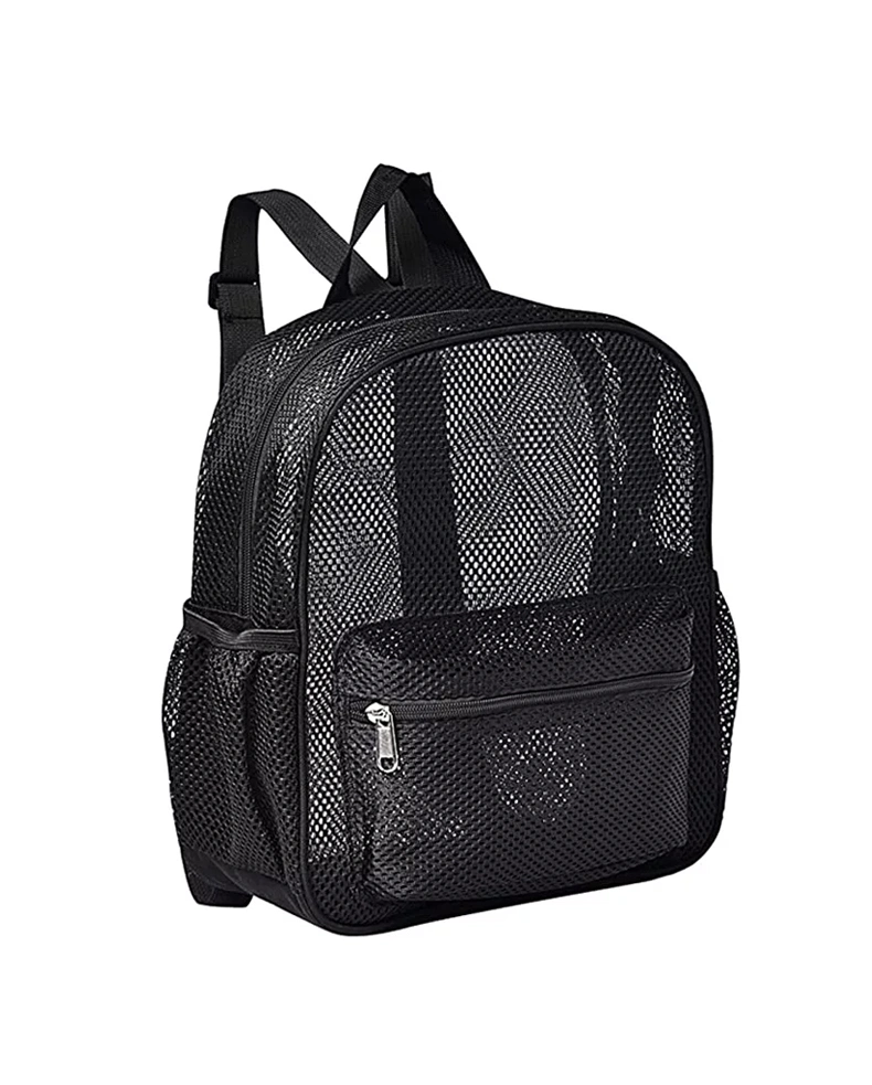 Factory Sale Promotional Cheap Wholesale Sport Swimming Backpack See Through Mesh Backpack