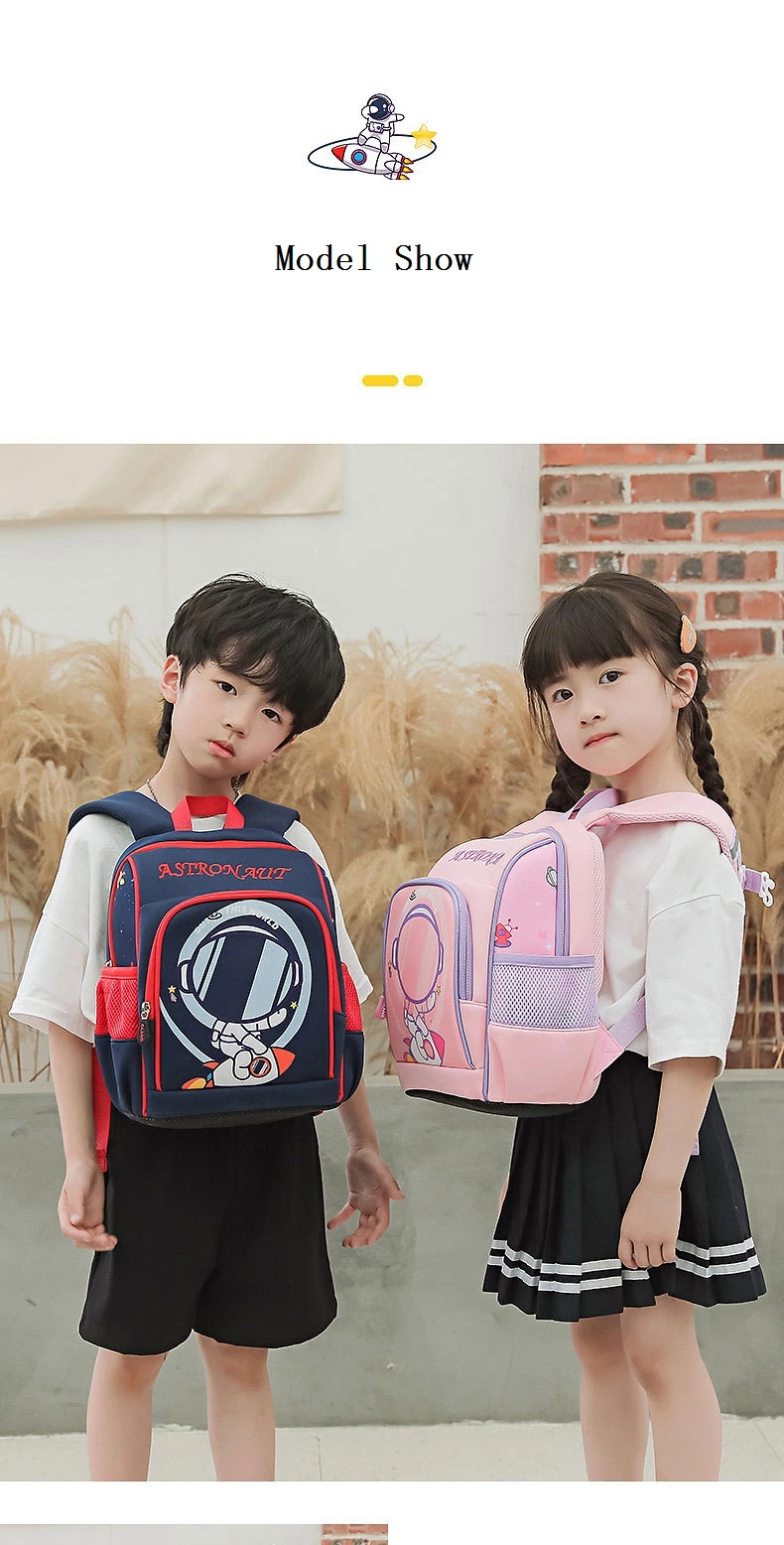 OEM/ODM Brand Good Price Astronaut Kids School Bag Anti-Lost Outdoor Play Child Backpack