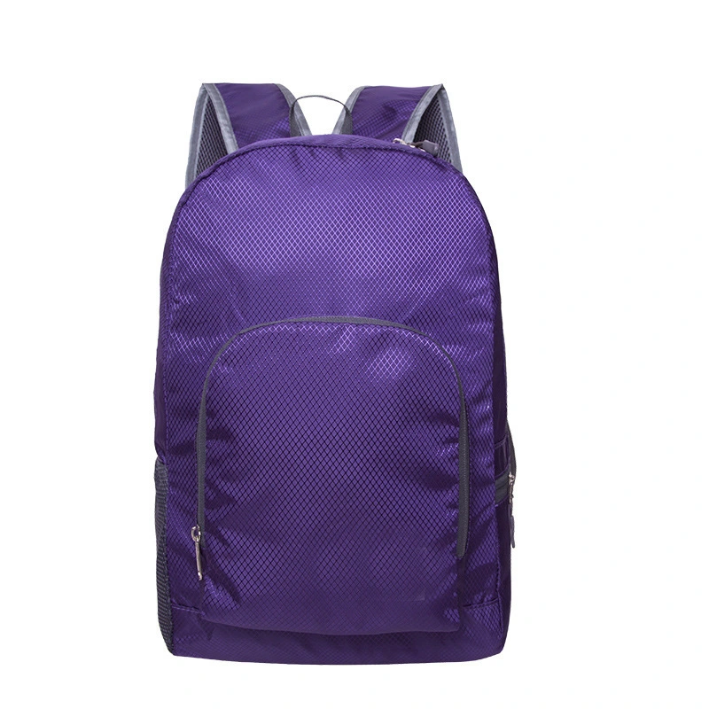 Upgraded Super Light Portable Travel Folded Backpack with Customized Logo for Promotional