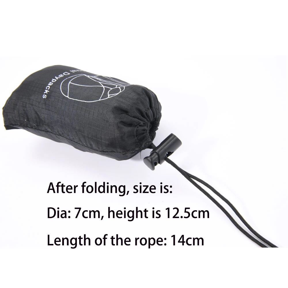 Super Light Water Resistent with Carrying Bag Durable Foldable Backpack for Travelling Camping