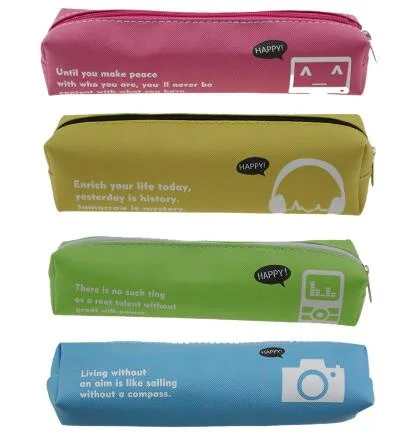 Simple Design PVC Pencil Bag for School and Promotions Use