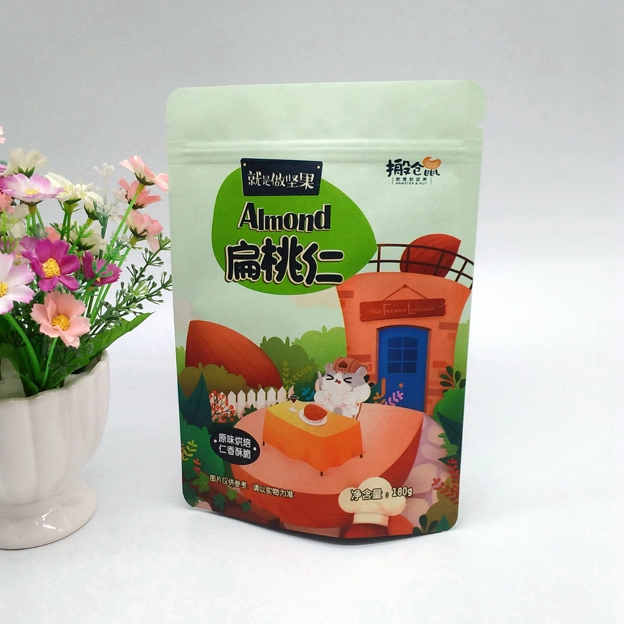 Cookies Packing Zipper Bag Stand up Plastic Bag Food Bag