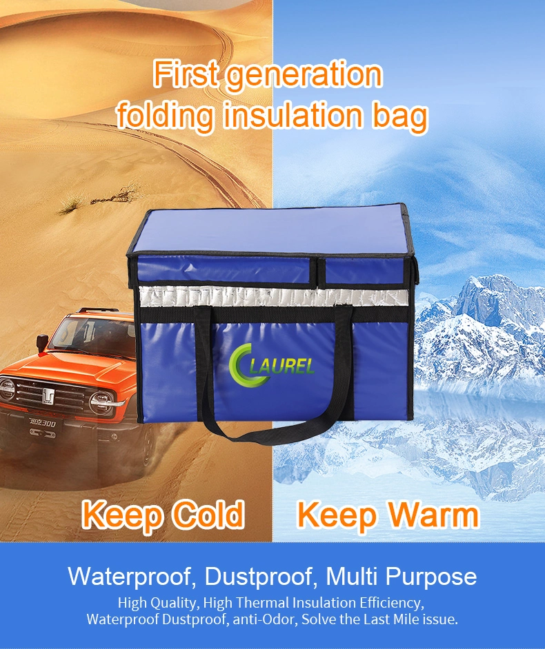 Insulated Cooler Bag Reusable Thermal Bag for Home, School, Office, Picnic, Travel, Medical Use