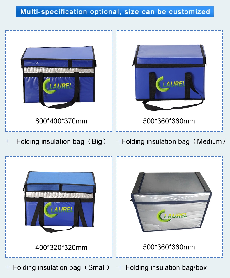 Insulated Cooler Bag Reusable Thermal Bag for Home, School, Office, Picnic, Travel, Medical Use