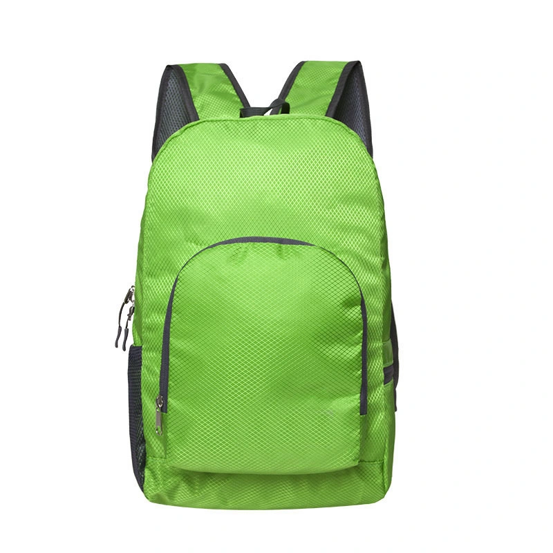 Upgraded Super Light Portable Travel Folded Backpack with Customized Logo for Promotional