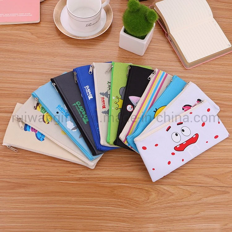 Hot Selling School Cute PU Leather Pencil Case Pencil Bag