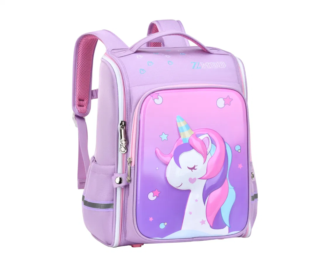 Primary School Cute Girls Cartoon Double Shouler Children Students Kids Schoolbag Backpack Pack Bag (CY6114)