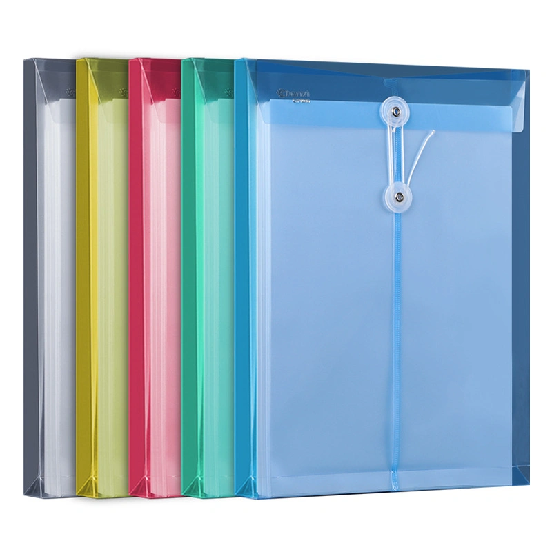 Office Supply A4 Waterproof Envelop PP Custom File Folder with Multi Colors