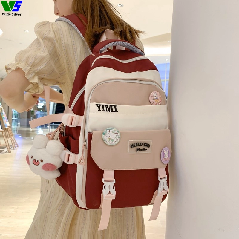 Wide Silver Original Hot Style Good Price Schoolbags Kids Backpack 2023