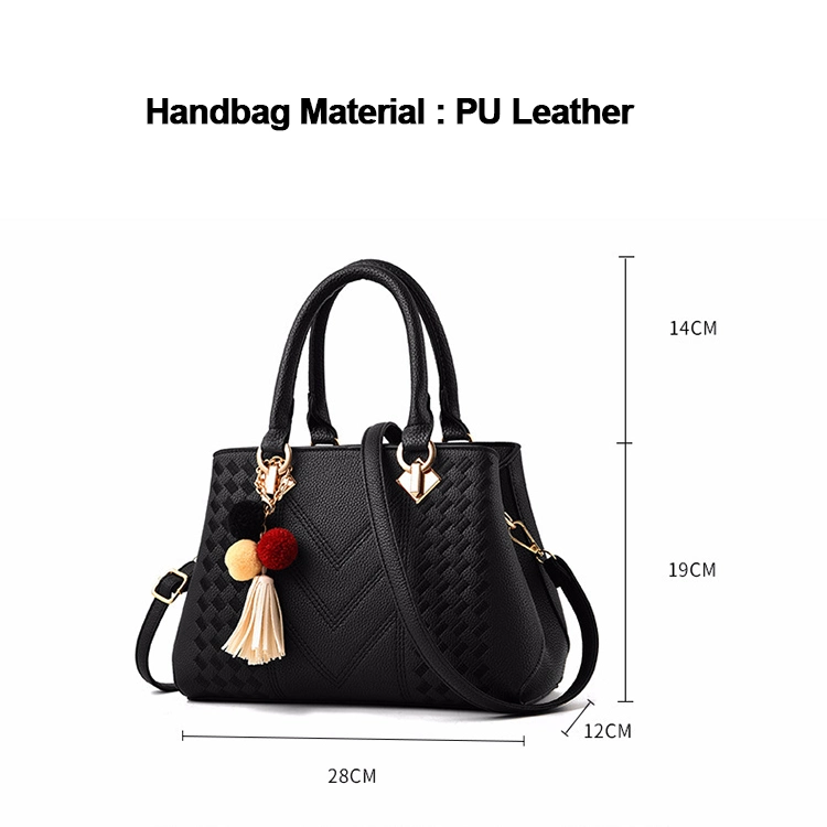 Purse Work Bags with Multi-Pockets Designer Handbag Large Shoulder Bag for Women Faux Leather