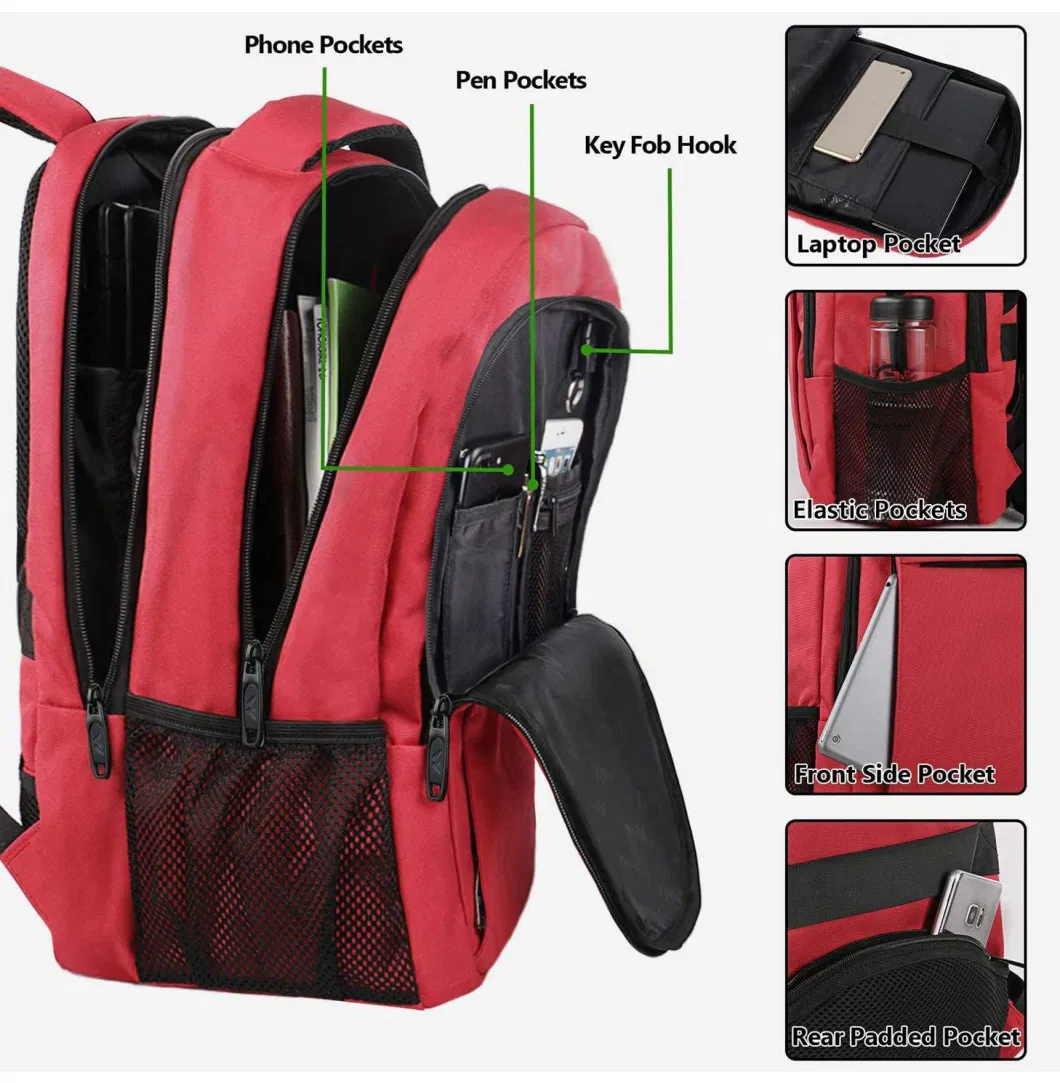 Fashion Business School Sport Computer Laptop Bag Travel Backpack